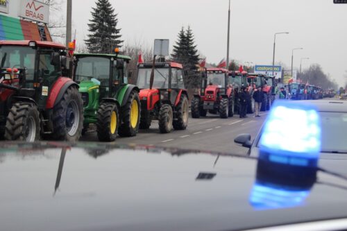 protesty rolników, blokady dróg, mandaty dla rolników, Jerzy Kuzański