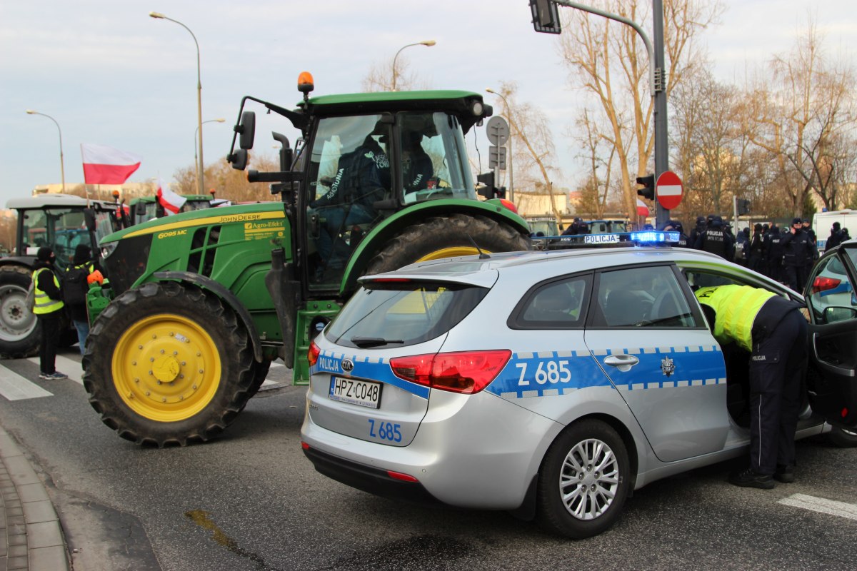 strajk rolników, protest rolników, agrounia, michał kołodziejczak