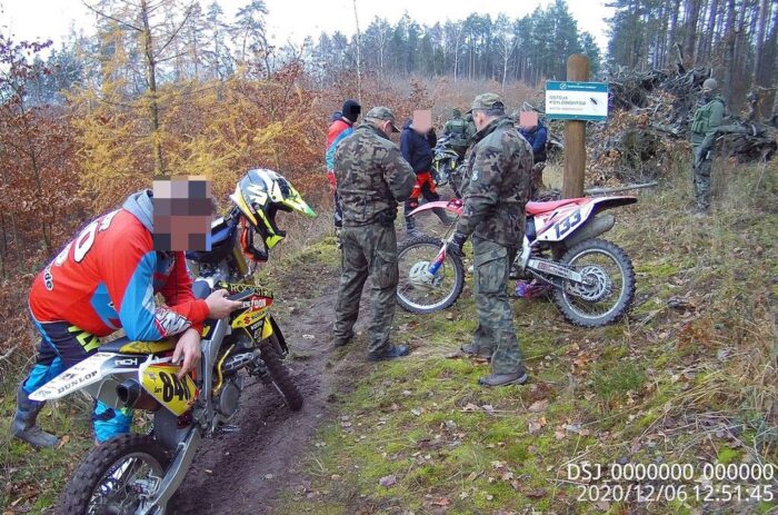 straż leśna, powiat limanowski, jazda quadami po lesie, Nadleśnictwo Kwidzyn, Nadleśnictwo Limanowa