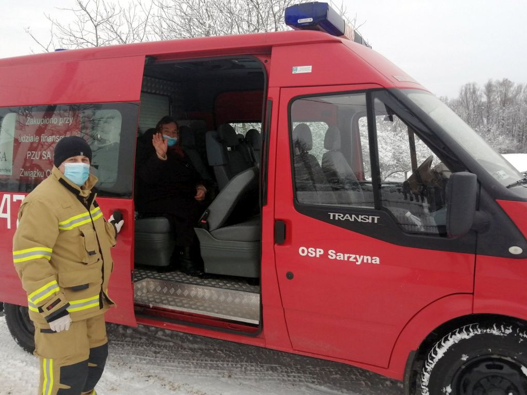 szczepienia przeciw COVID-19, pandeia koronawirusa, straż pożarna