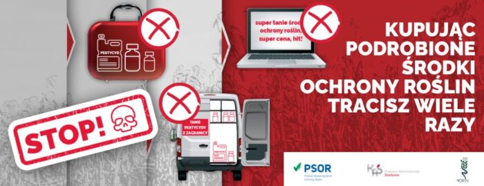 podrobione środki ochrony roślin, nielegalne pestycydy, PIORiN, PSOR, KAS,