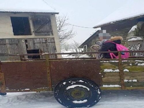 Zderzenie pojazdów było tak silne, że traktor rozpadł się na dwie części, a auto osobowe wpadło do rowu