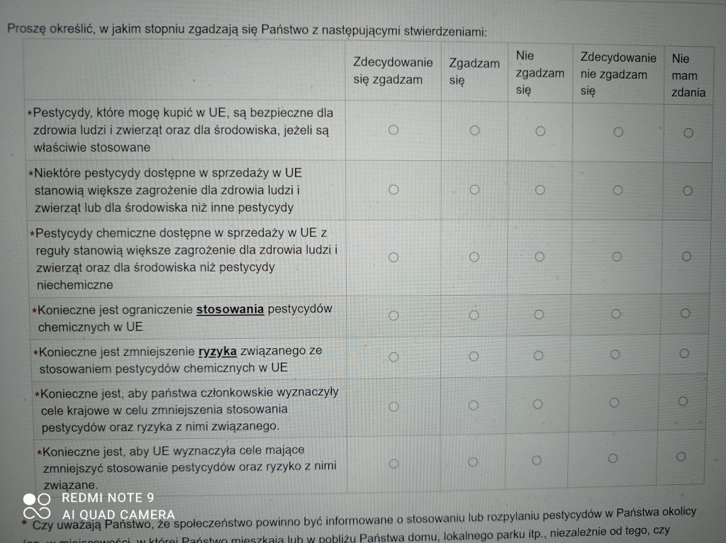 konsultacje publiczne, Komisja Europejska, zrównoważone stosowanie pestycydów, ochrona roślin