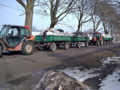 odpady z gospodarstw, gmina Nowe, powiat świecki, siatka i sznurek do owijania balotów, opakowań po nawozach