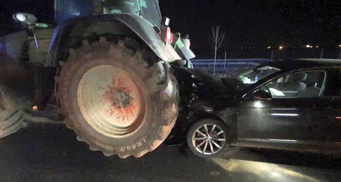 wypadki z udziałem ciągników rolniczych, wypadki na drogach, Skiereszewo, powiat gnieźnieński