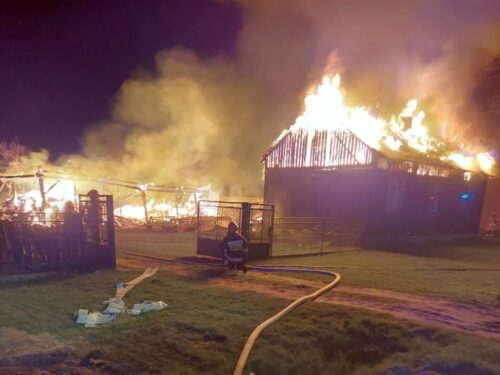 pożary w gospodarstwach, Nowy Gaj , powiat łęczycki, Tomasz Suski