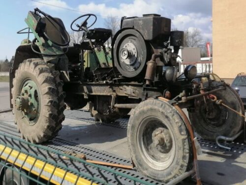 pijani traktorzyści, ciągnik samoróbka, Frampol, powiat biłgorajski, gmina Dzwola