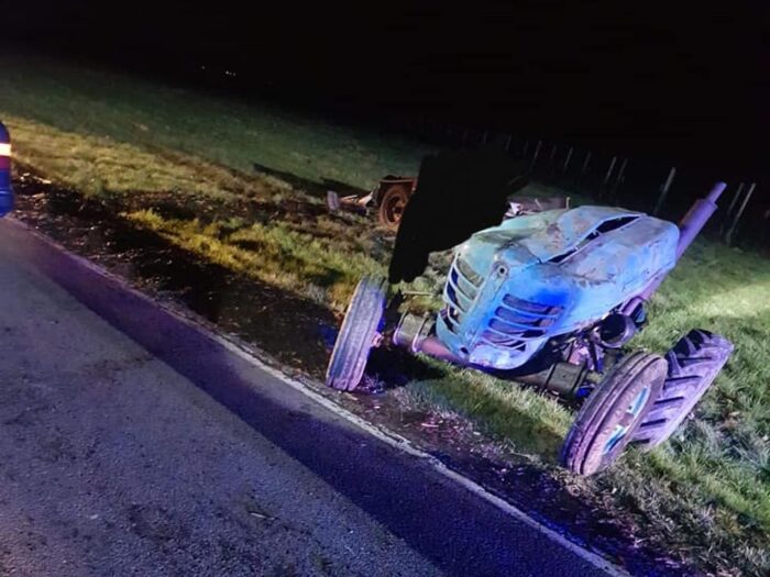 wypadki z udziałem ciągników rolniczych, wypadki na drogach, Trzylatkowo Duże