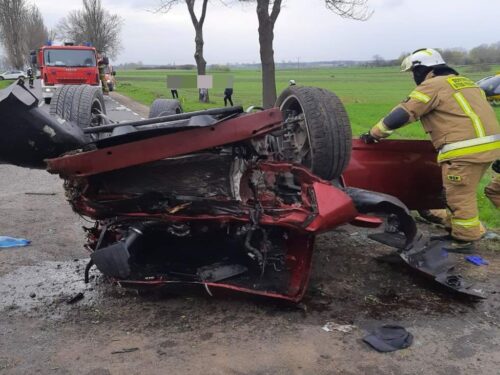 policja, zanieczyszczanie jezdni, ciągnik, mandat, prace polowe
