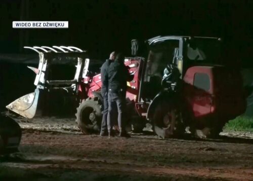 Wybudowania Dąbrowskie, powiat kościerski, wypadki z udziałem dzieci, dziewczynka pod ładowarką