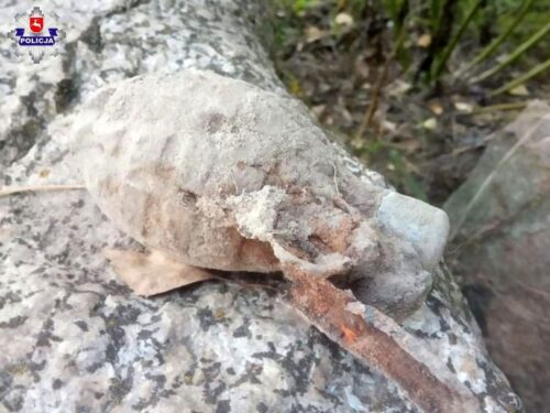 gmina Kamień, Ewa Czyż, patrol saperski, granat na działce, sadzenie ziemniaków