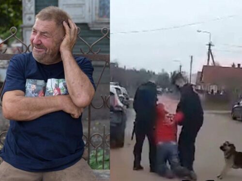 podlaskie, policja, Eugeniusz Onopiuk, Gienek zatrzymany przez policjantów