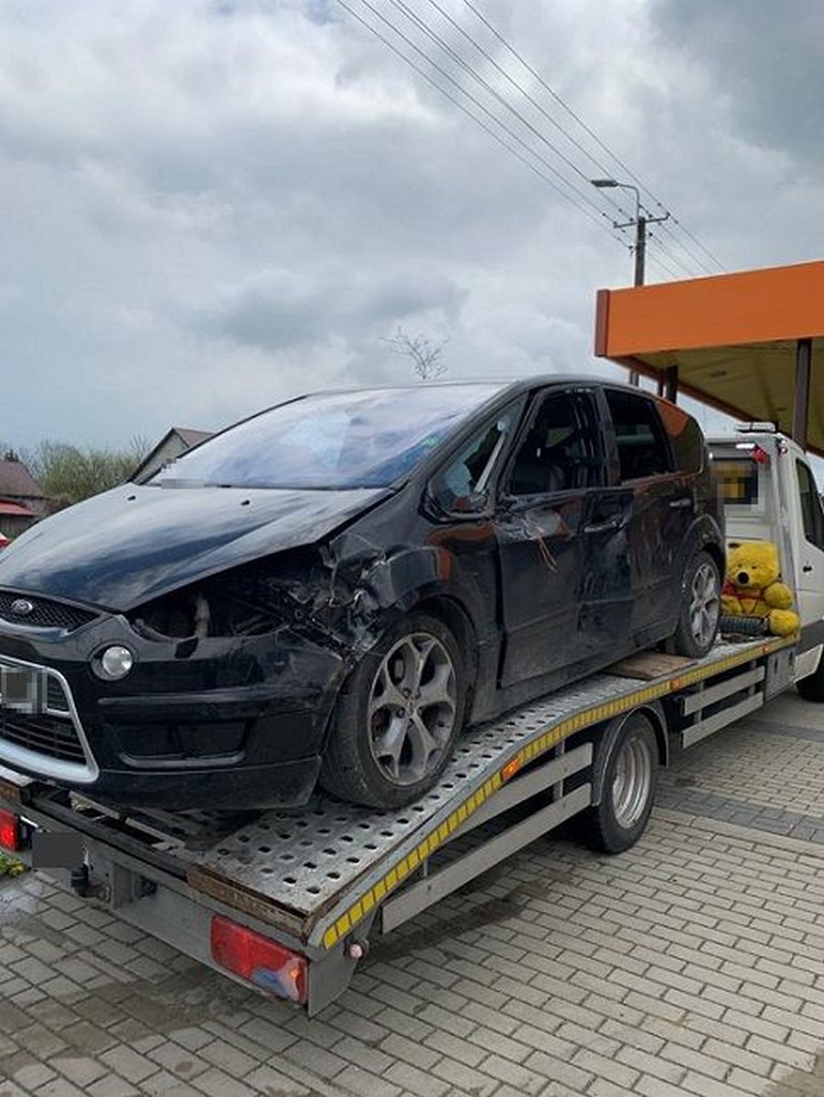 kolizja w łomazach, policja, lubelskie, kmp biała podlaska
