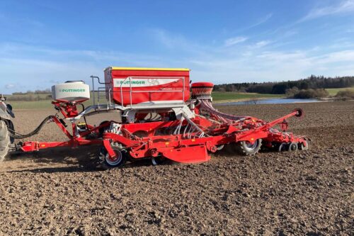 Siewnik Tegosem na siewnikach Terrasem Pöttingera