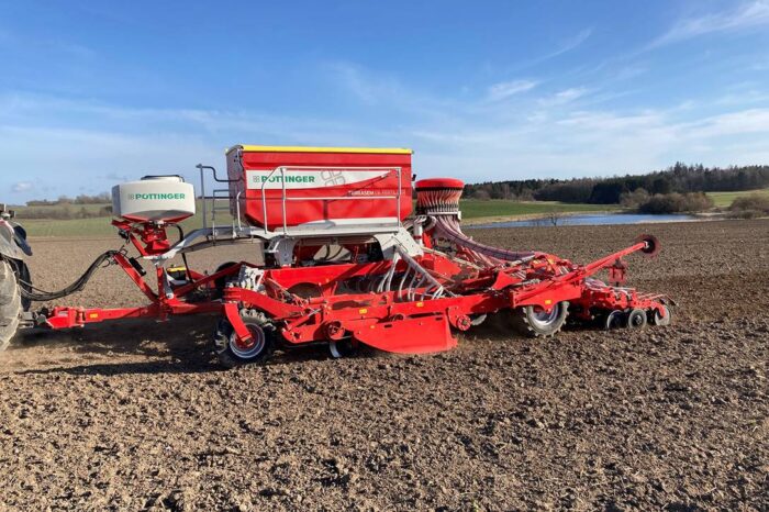 Siewnik Tegosem na siewnikach Terrasem Pöttingera