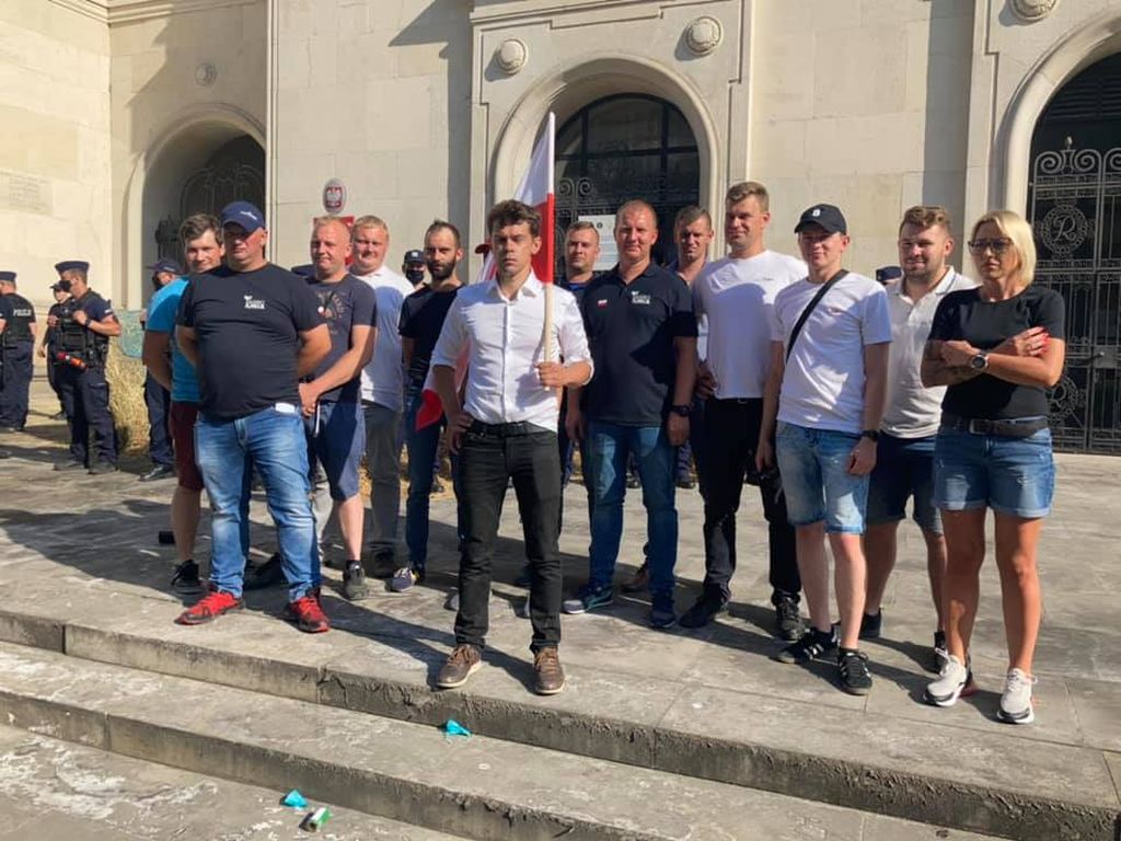 Michał Kołodziejczak, agrounia, blokada MRiRW, walka z asf w polsce