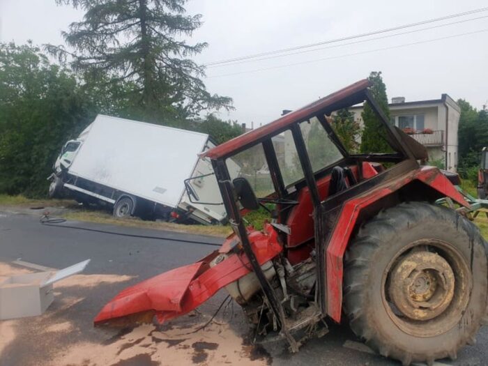 wypadki z udziałem ciągników rolniczych, Gorzewo, Leszek Walczak, powiat obornicki,