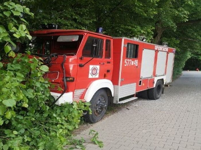 Dziektarzew, powiat płoński, KPP w Płońsku, wozy OSP, gmina Baboszewo