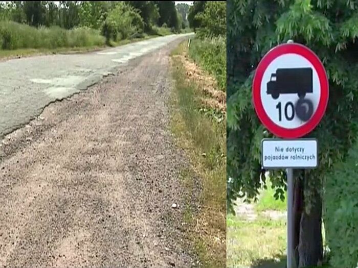 droga, tonaż, zakaz