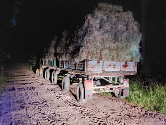 wypadek przy zwożeniu siana, Damian Wroczyński, KPP Wyszków, powiat wyszkowski