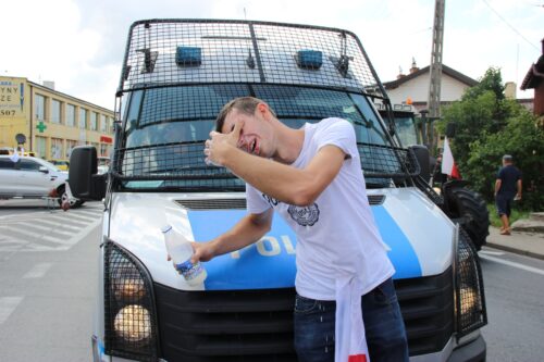 protesty rolników, blokada dróg, agrounia, walka z asf w Polsce, Srock