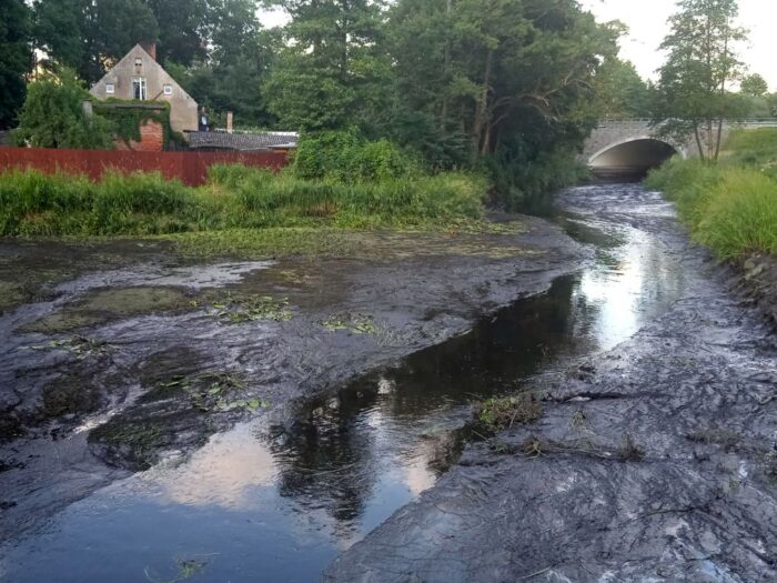 rzeka, katastrofa ekologiczna, głomia, krajenka