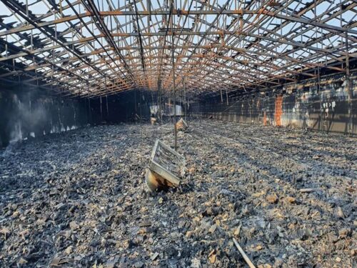 pożar kurnika, Zofibór, KP PSP Łuków