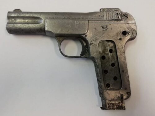 broń na łące, gmina Włodawa, pistolet Browning, Bożena Szymańska