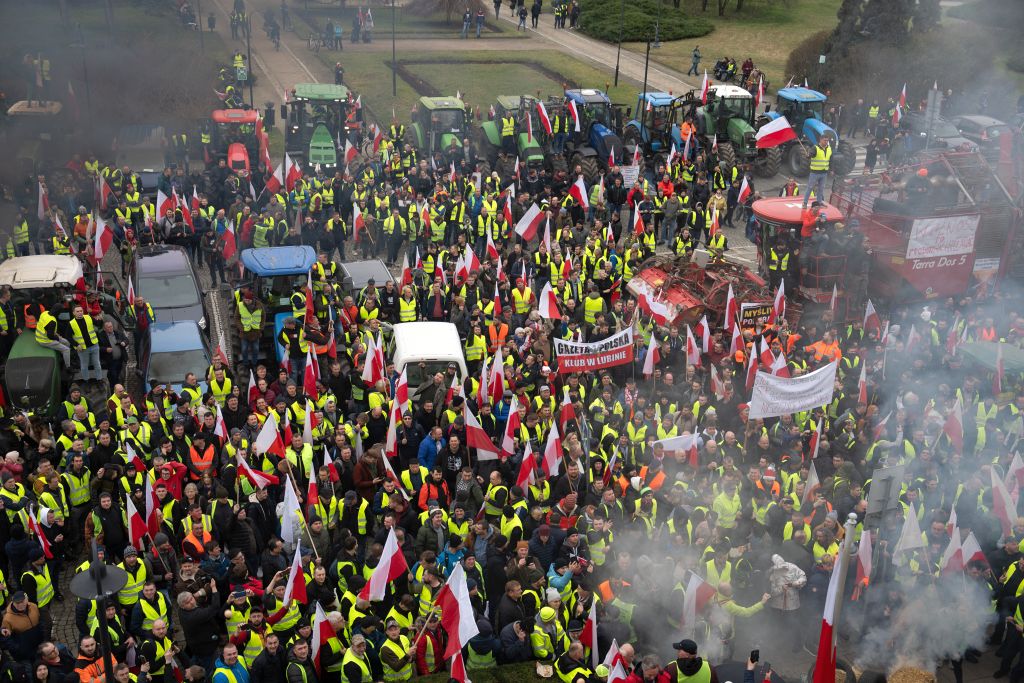 urząd wojewódzki, wrocław, protest rolników, straty, odszkodowanie