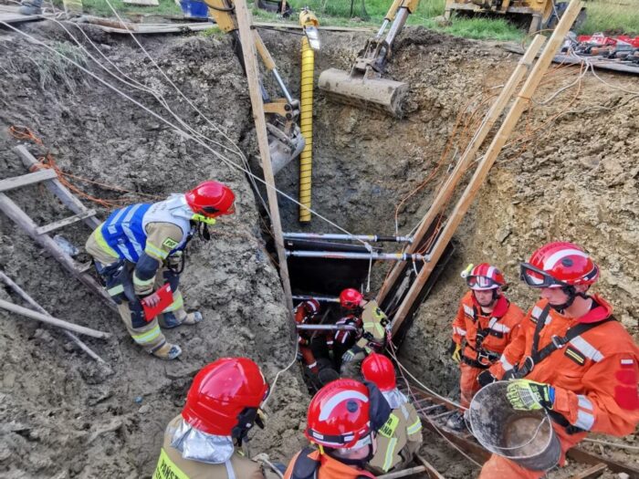 tragedia w gospodarstwie, kopanie studni, Glinka, powiat żywiecki