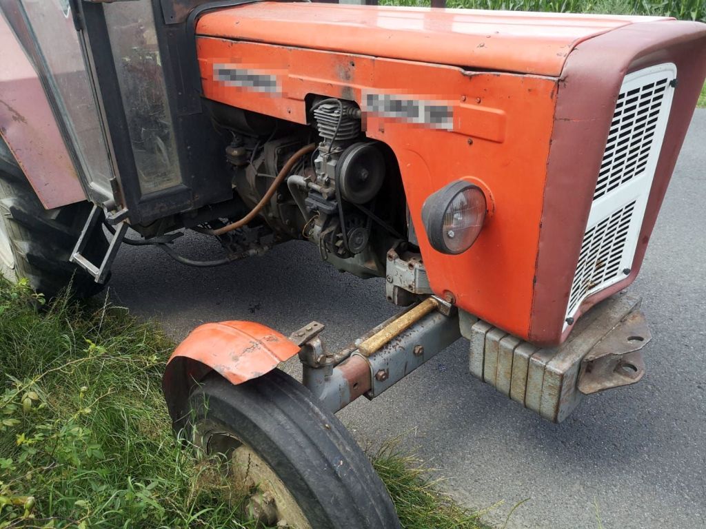 traktor na trzech kołach, KPP Namysłów, kontrola traktorów, opolszczyzna