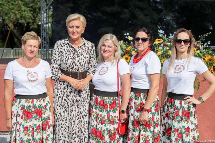 agata duda, pierwsza dama, dożynki, mniszek