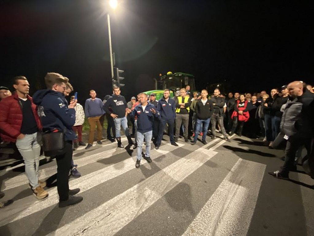 protesty rolników, blokada dróg, agrounia, Michał Kołodziejczak