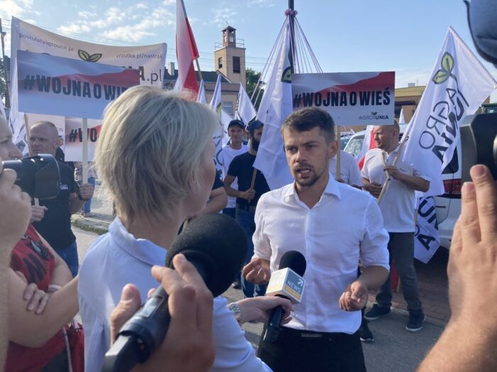 protesty rolników, blokada dróg, agrounia, Michał Kołodziejczak, Rękoraj