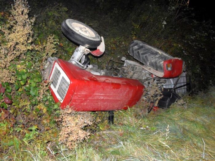 wypadki z udziałem ciągników rolniczych, Koszyce Małe, powiiat tarnowski