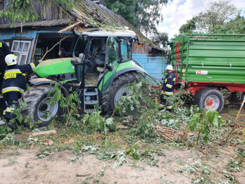 wypadki z udziałem ciągników rolniczych, Maśluchy, powiat lubartowski, Jagoda Stanicka