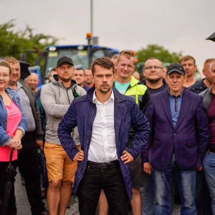 protesty rolników, blokada dróg, agrounia, Michał Kołodziejczak