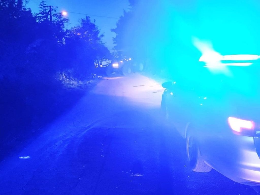 wypadek, motocykl, ciągnik