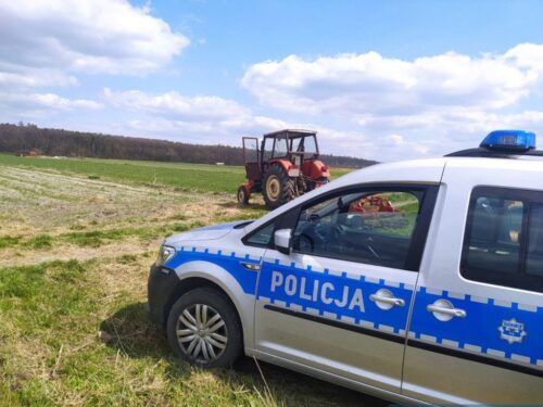 policja na polu, gmina Głusk, oprysk pola, skargi na rolników, środki ochrony roślin