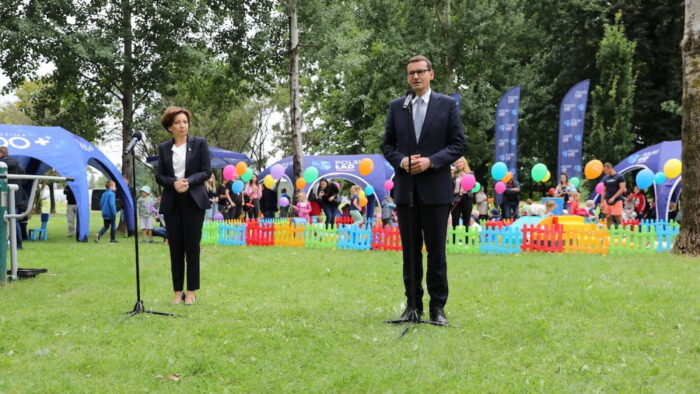 premier, mateusz morawiecki, konferencja prasowa, żabia wola