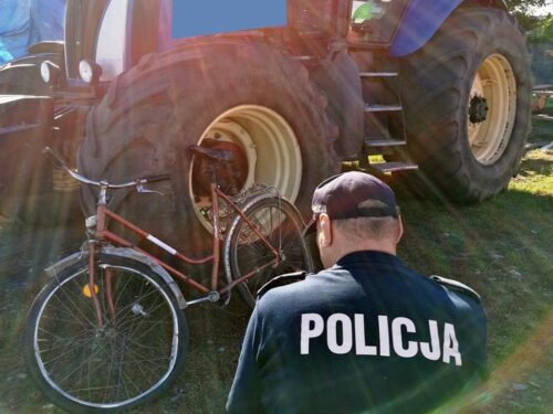 wypadki z udziałem ciągników, przyczepa rolnicza, trasa Kruklanki - Sołdany, powiat giżycski