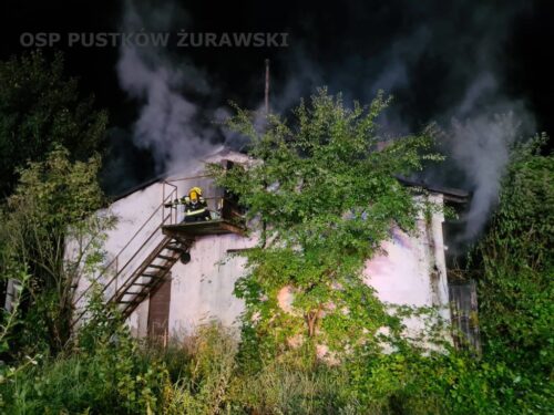 pożar stodoły, Cieszycach, gmina Kobierzyce, Aleksandra Radecka