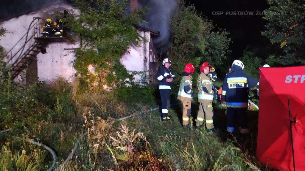 pożar stodoły, Cieszycach, gmina Kobierzyce, Aleksandra Radecka