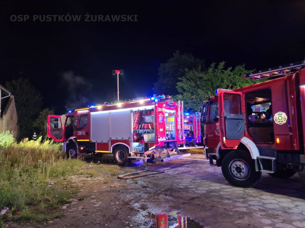 pożar stodoły, Cieszycach, gmina Kobierzyce, Aleksandra Radecka
