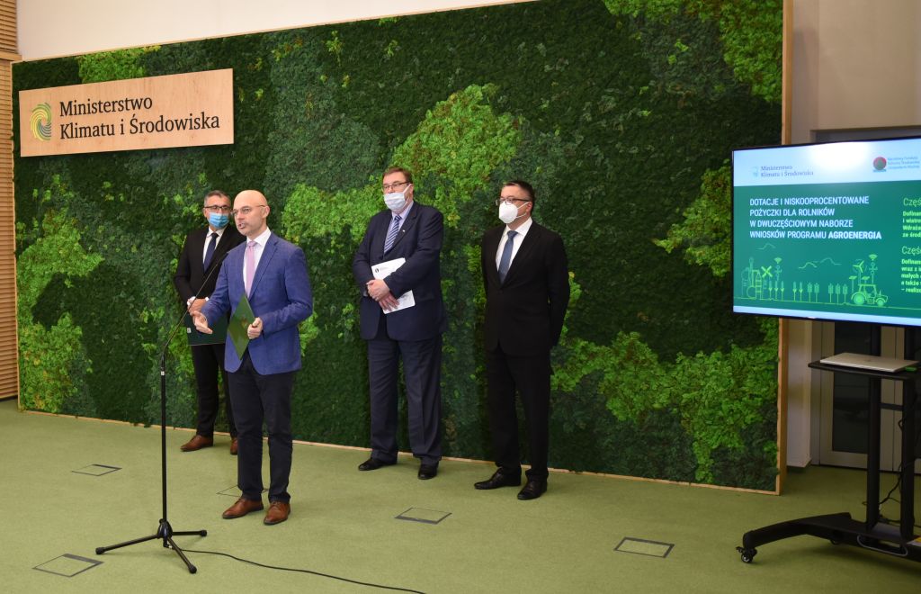 program Agroenergia, oze dla rolników, michał Kurtyka, szymon giżyński