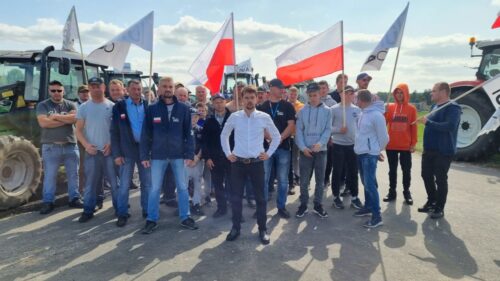 protesty rolników, blokada dróg, agrounia, Michał Kołodziejczak