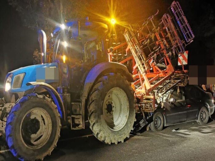 wypadki z udziałem ciągników rolniczych, Domaszowice, powiat namysłowski, KPP Namysłów