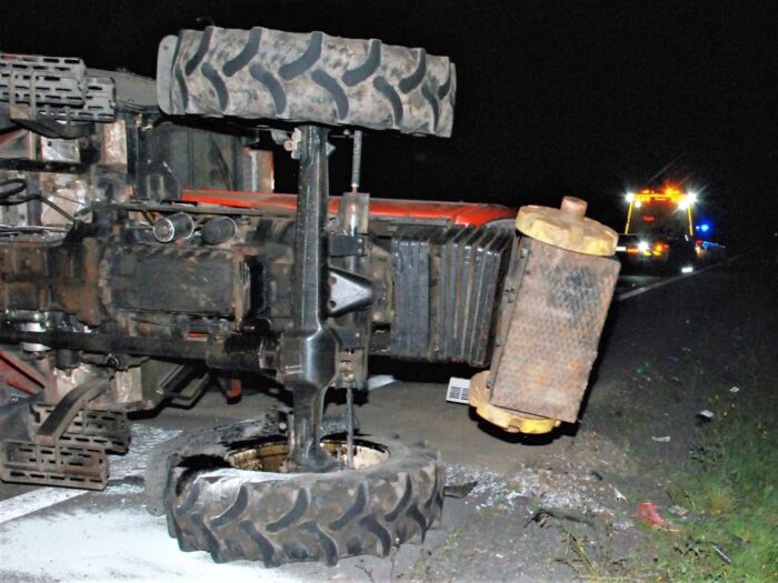 wypadki z udziałem ciągników rolniczych, pijani traktorzyści, Gręblin, KPP Tczew