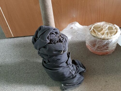 Kłecko, gmina Mieleszyn, KPP Gniezno, podpalenie obornika, groźby karalne