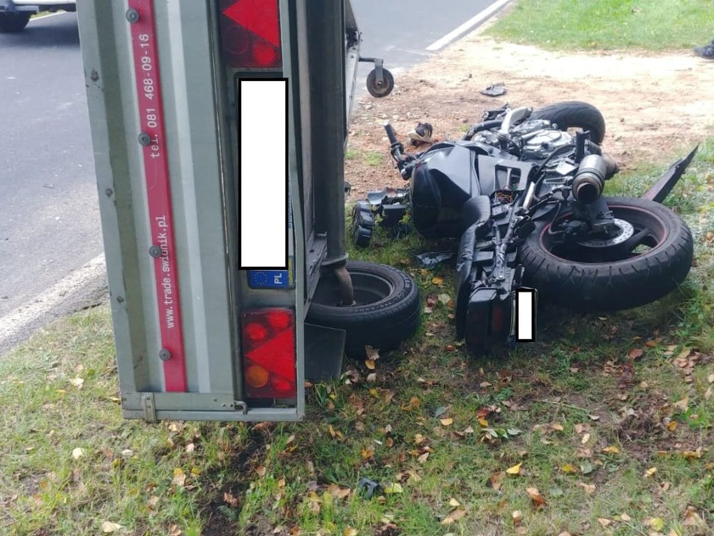 wypadki z udziałem ciągników rolniczych, Bramka, Lipno, powiat świecki